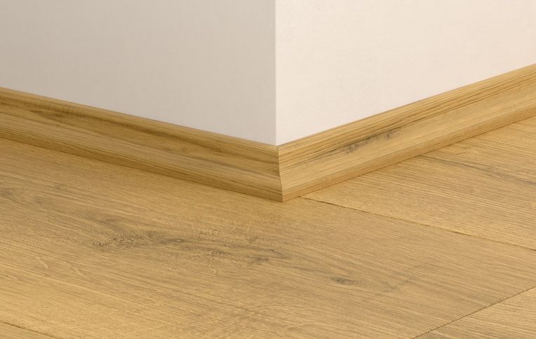 Quart de rond  Quick Step, Mdf, décor Bois nature clair, h.1.70 x L. 240.00 cm