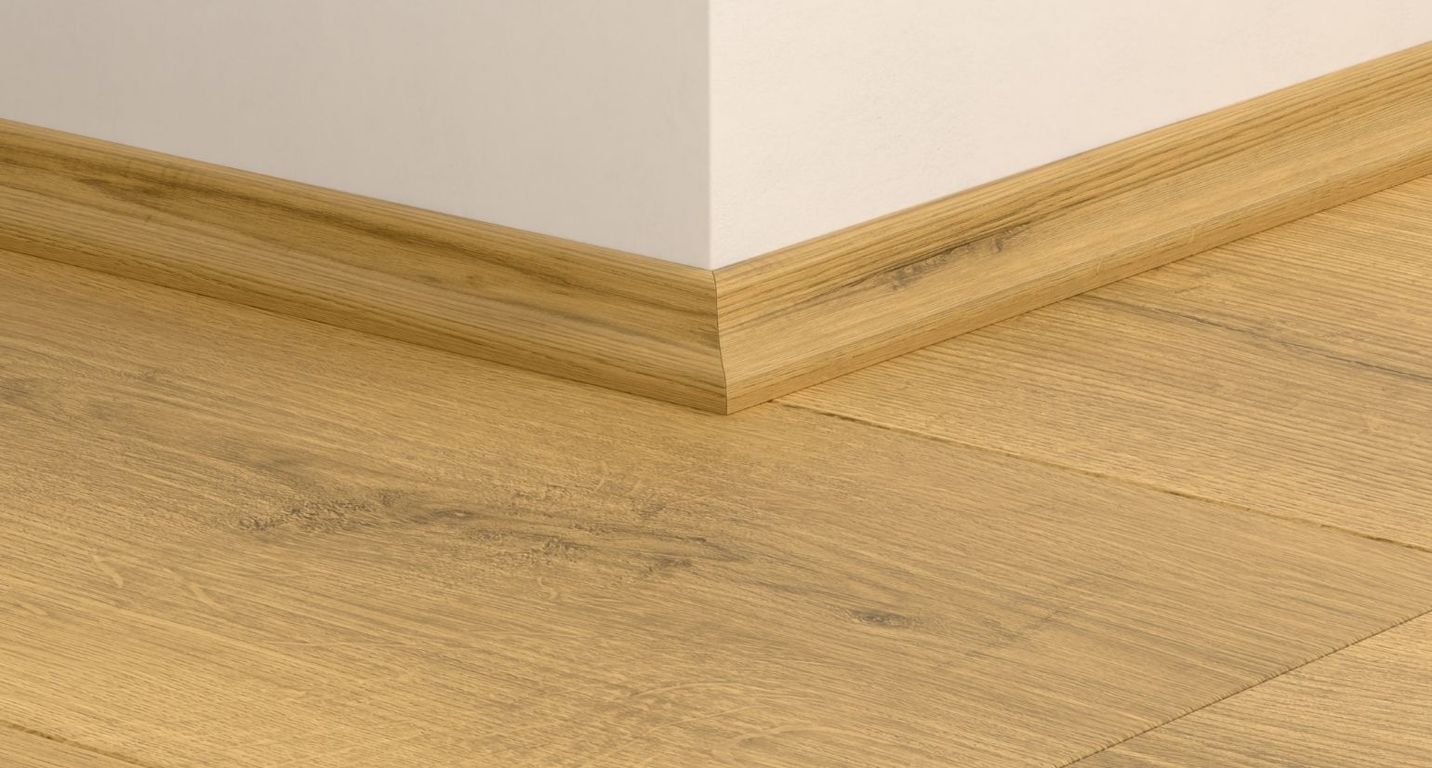 Quart de rond  Quick Step, Mdf, décor Bois nature clair, h.1.70 x L. 240.00 cm