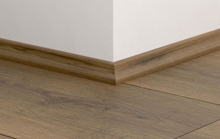 Quart de rond  Quick Step, Mdf, décor Bois marron, h.1.70 x L. 240.00 cm