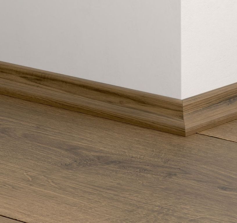 Quart de rond  Quick Step, Mdf, décor Bois marron, h.1.70 x L. 240.00 cm