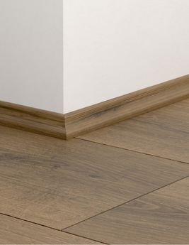 Quart de rond  Quick Step, Mdf, décor Bois marron, h.1.70 x L. 240.00 cm