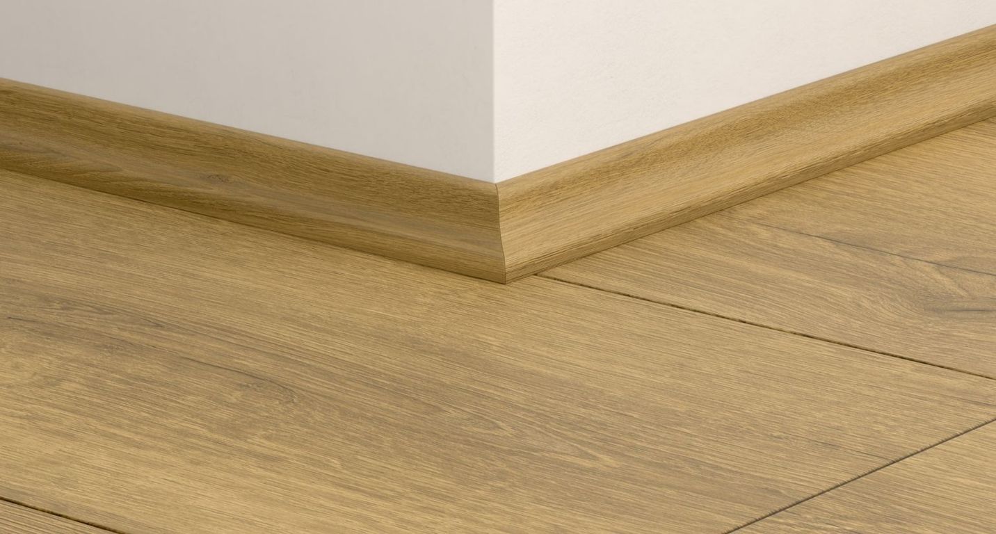 Quart de rond  Quick Step, Mdf, décor Bois miel, h.1.70 x L. 240.00 cm