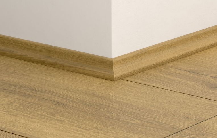 Quart de rond Quick Step, Mdf, décor Bois miel, h.1.70 x L. 240.00 cm