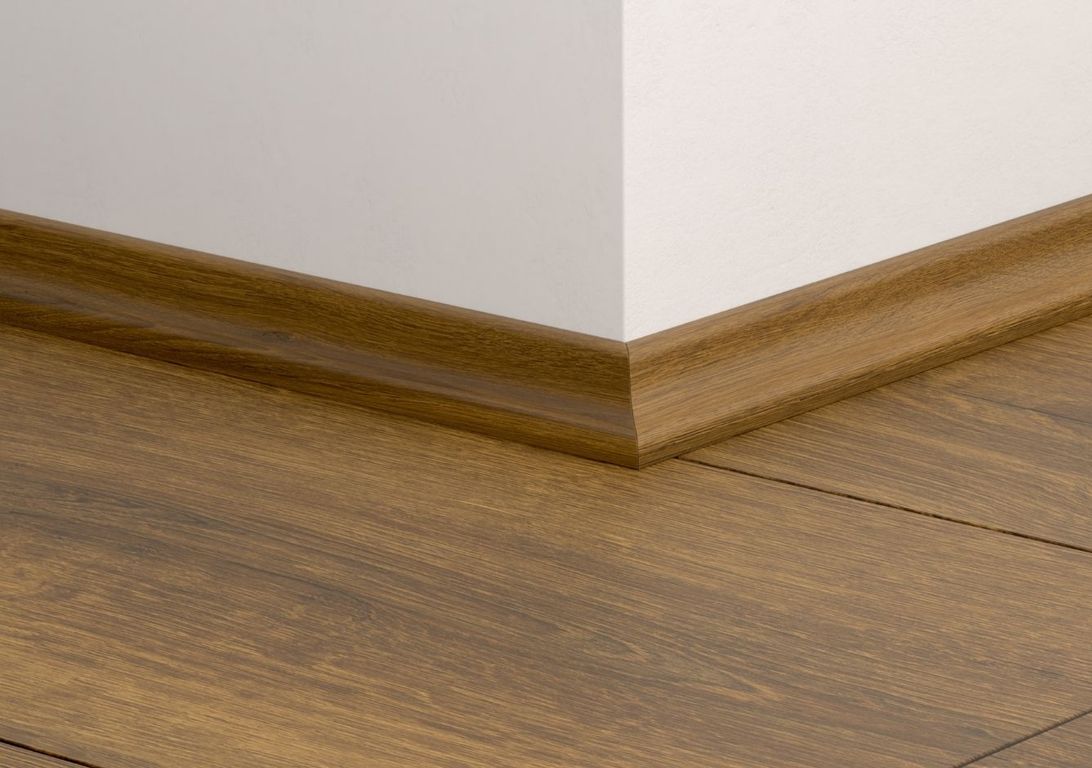 Quart de rond  Quick Step, Mdf, décor Bois marron, h.1.70 x L. 240.00 cm