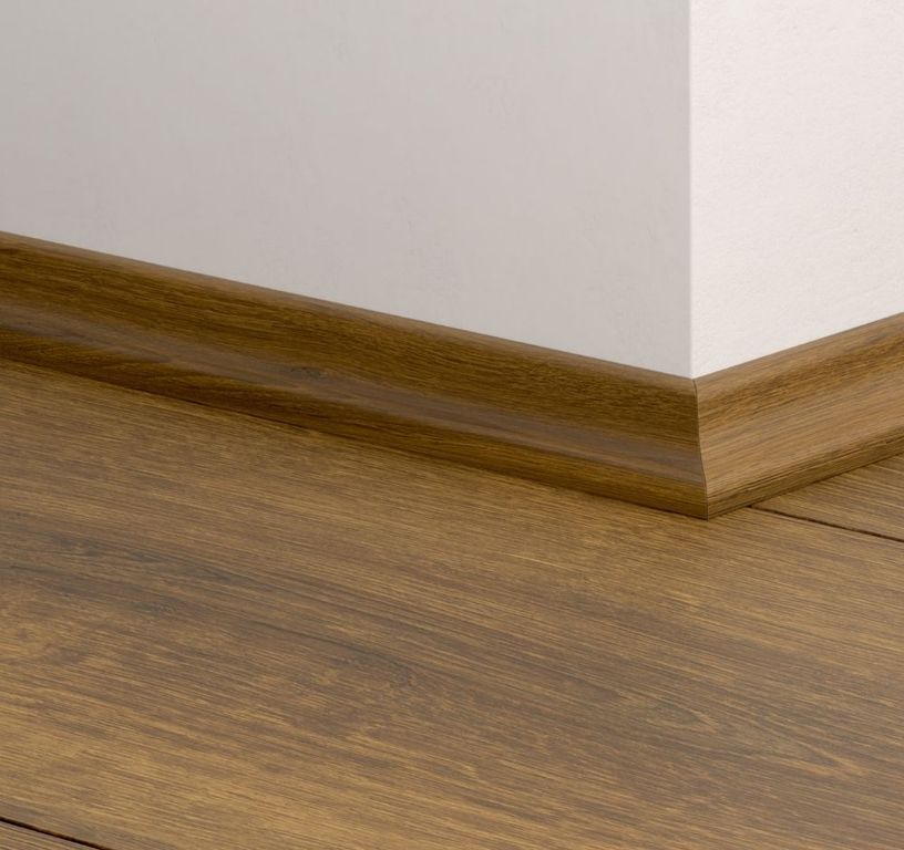 Quart de rond  Quick Step, Mdf, décor Bois marron, h.1.70 x L. 240.00 cm