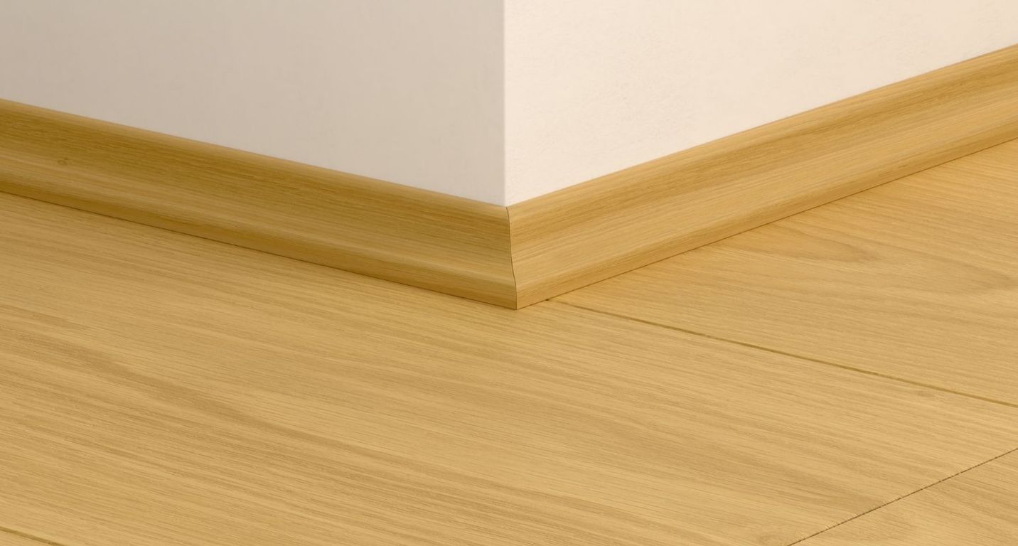 Quart de rond  Quick Step, Mdf, décor Bois marron, h.1.70 x L. 240.00 cm