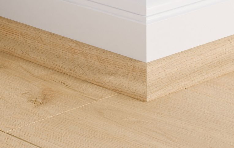 Quart de rond Quick Step, mdf, décor Bois muscade, h.1.70 x L. 240.00 cm