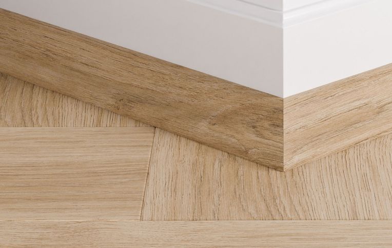 Quart de rond  Quick Step, mdf, décor Bois Carbone, h.1.70 x L. 240.00 cm