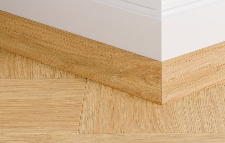 Quart de rond  Quick Step, mdf, décor Bois Cumin, h.1.70 x L. 240.00 cm