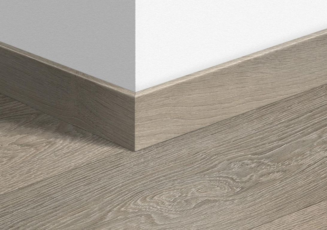 Plinthe  Quick Step, Mdf, décor Bois vieilli gris clair, h.5.80 x L. 240.00 cm