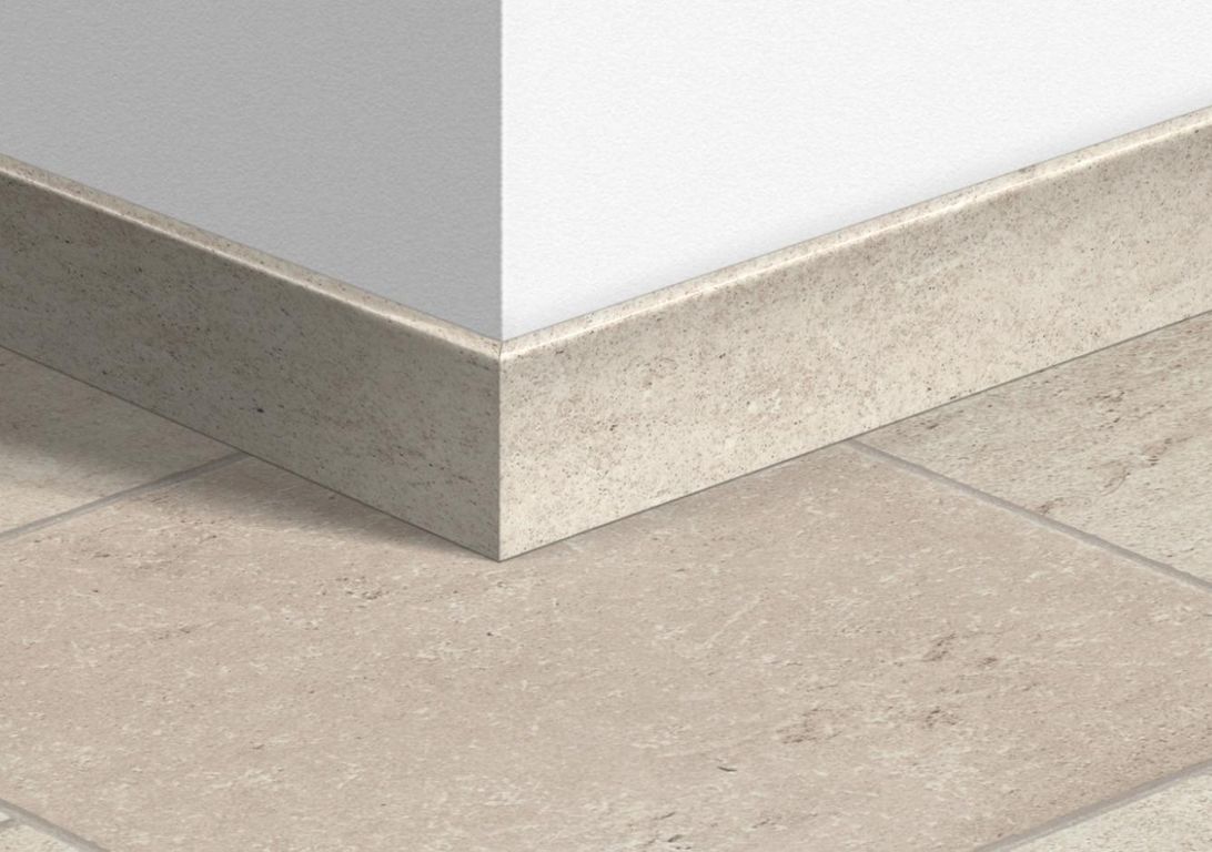 Plinthe  Quick Step, Mdf, décor Carrelage céramique blanche, h.5.80 x L. 240.00 cm