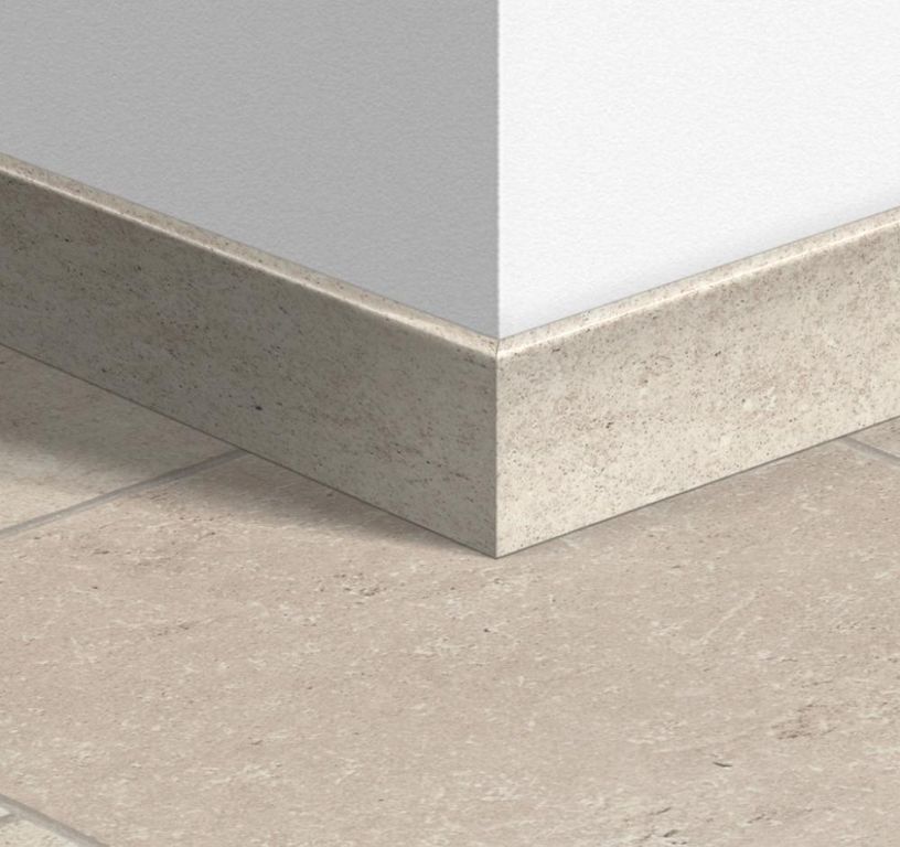 Plinthe  Quick Step, Mdf, décor Carrelage céramique blanche, h.5.80 x L. 240.00 cm
