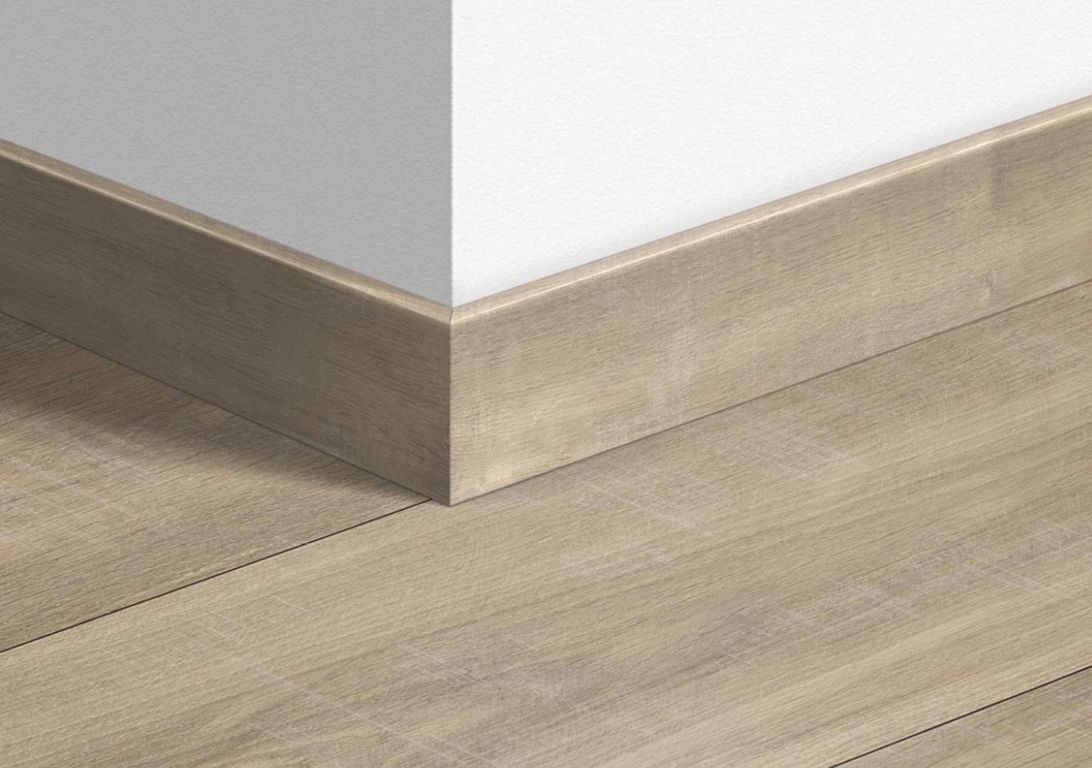 Plinthe  Quick Step, Mdf, décor Bois havana naturel raboté, h.5.80 x L. 240.00 cm