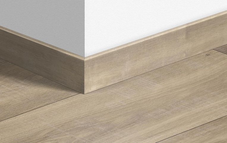 Plinthe Quick Step, Mdf, décor Bois havana naturel raboté, h.5.80 x L. 240.00 cm