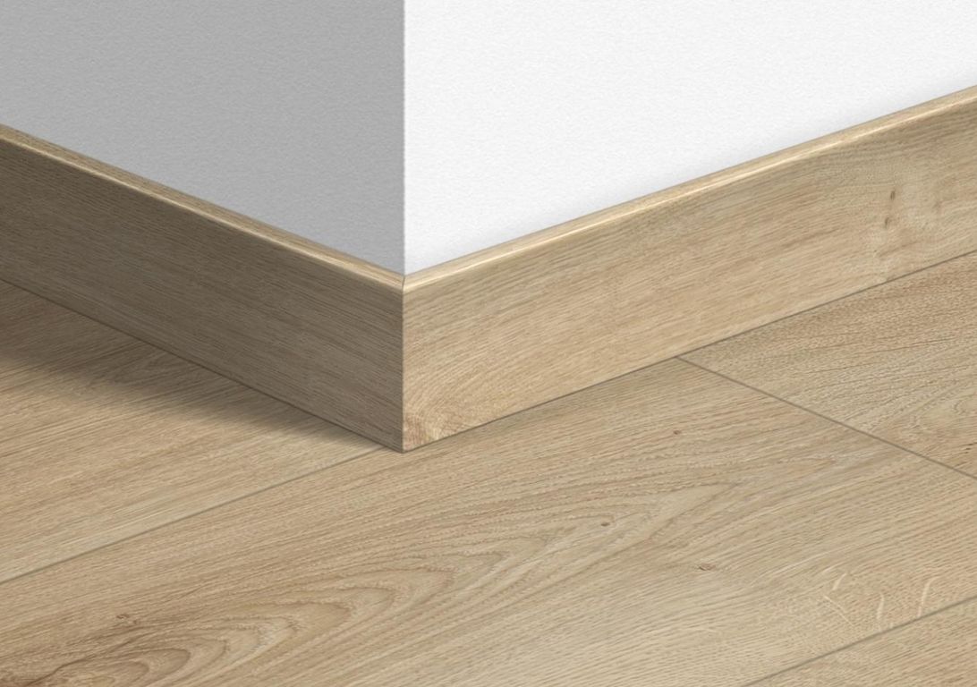 Plinthe  Quick Step, Mdf, décor Bois classique beige mono, h.5.80 x L. 240.00 cm
