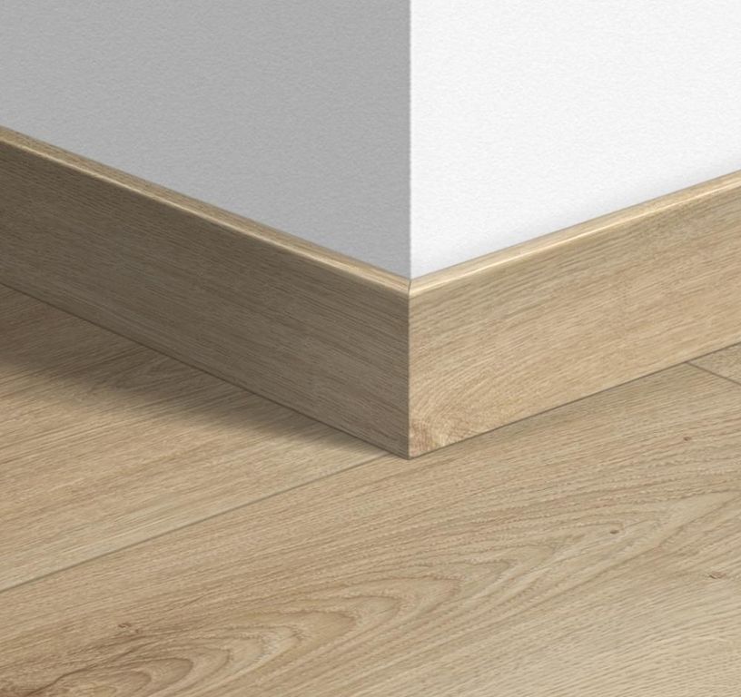 Plinthe  Quick Step, Mdf, décor Bois classique beige mono, h.5.80 x L. 240.00 cm