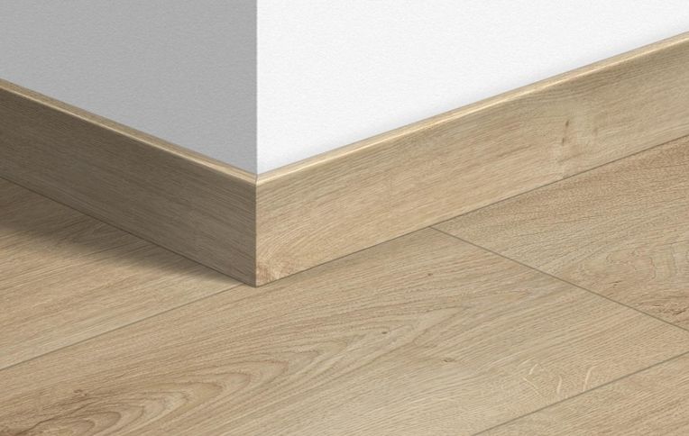 Plinthe Quick Step, Mdf, décor Bois classique beige mono, h.5.80 x L. 240.00 cm