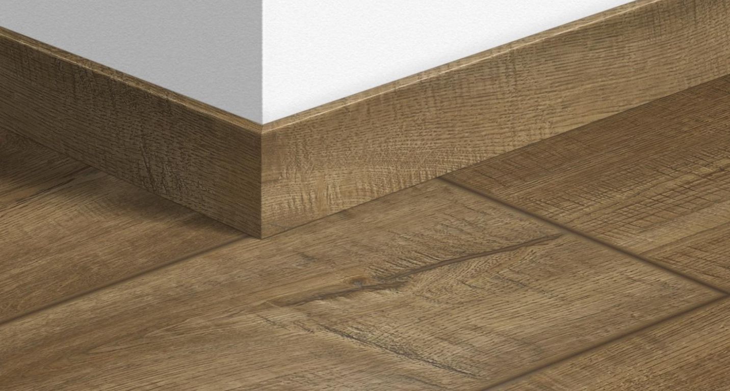 Plinthe  Quick Step, Mdf, décor Bois vieilli brun, h.5.80 x L. 240.00 cm