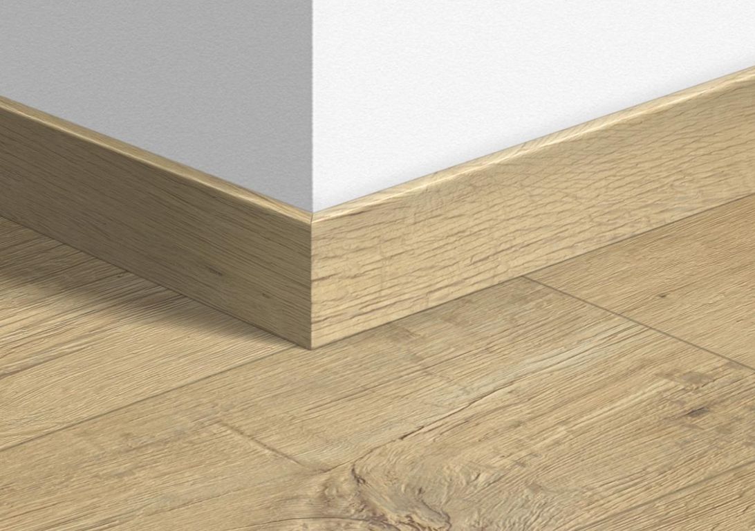 Plinthe  Quick Step, Mdf, décor Bois sablé naturel mono, h.5.80 x L. 240.00 cm
