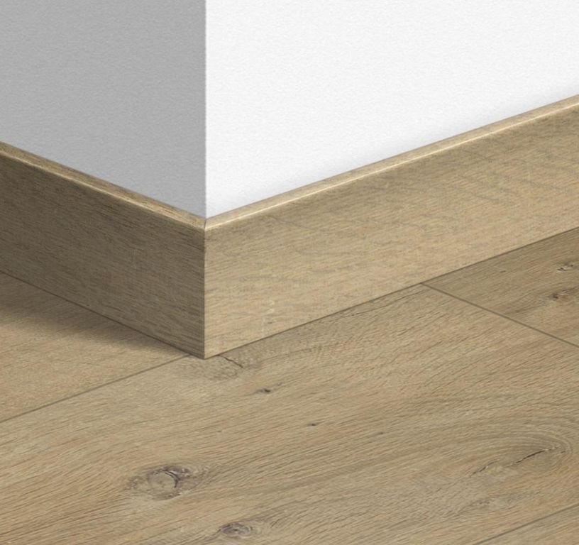 Plinthe  Quick Step, Mdf, décor Bois  gris huilé mono, h.5.80 x L. 240.00 cm