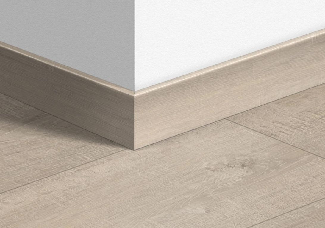 Plinthe  Quick Step, Mdf, décor Bois  raboté beige, h.5.80 x L. 240.00 cm