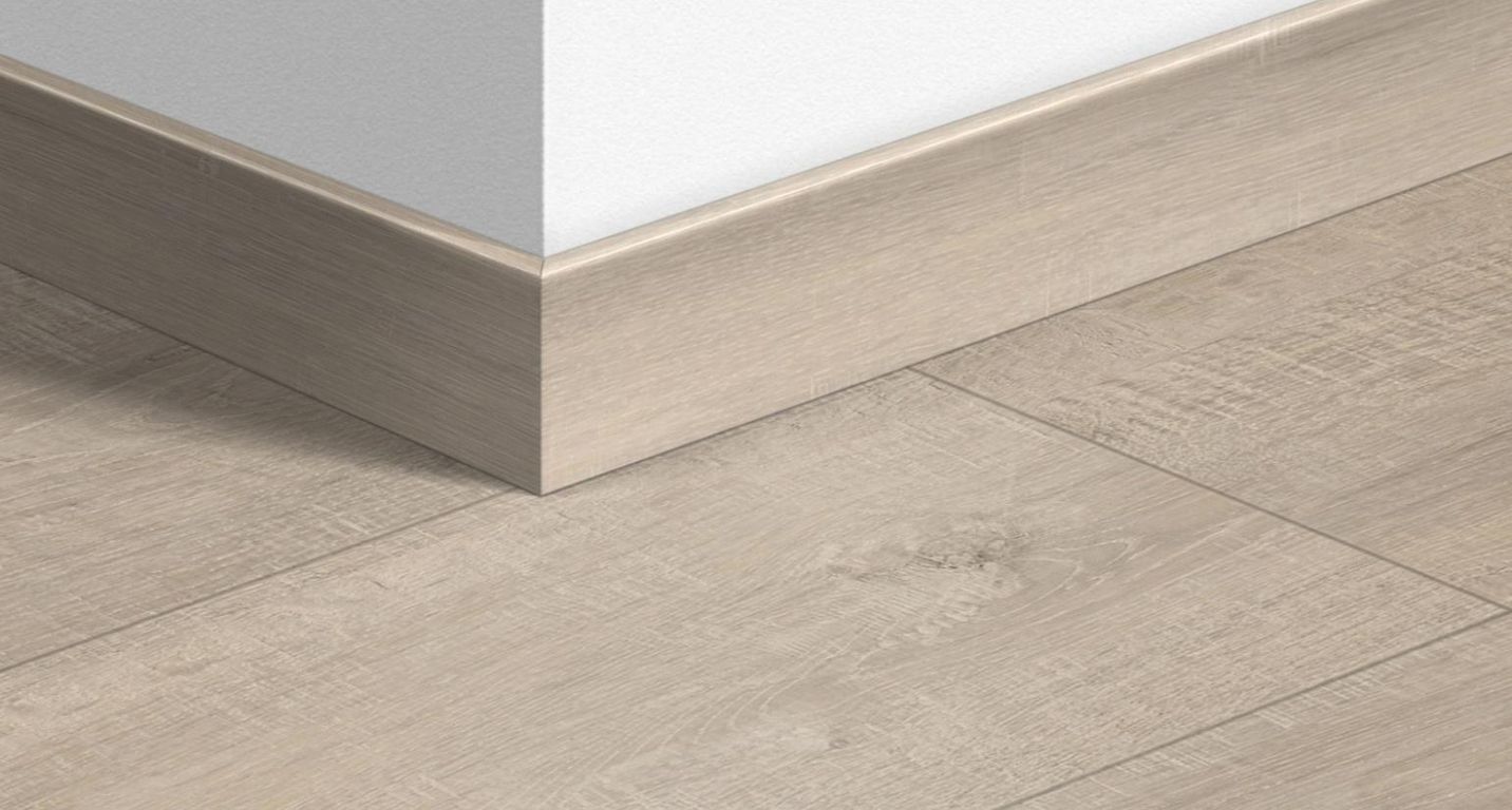 Plinthe  Quick Step, Mdf, décor Bois  raboté beige, h.5.80 x L. 240.00 cm