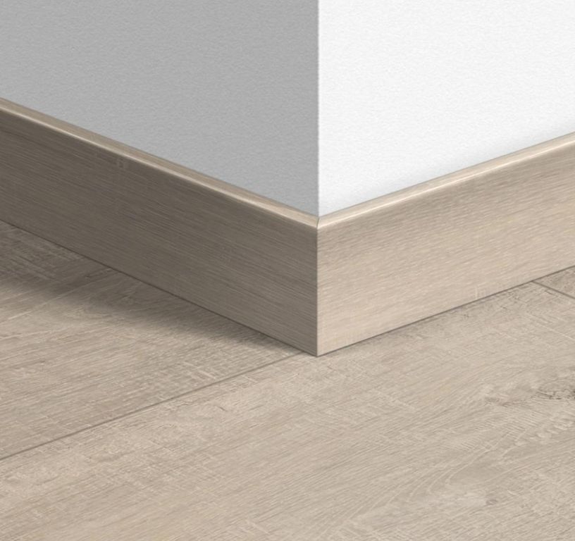 Plinthe  Quick Step, Mdf, décor Bois  raboté beige, h.5.80 x L. 240.00 cm