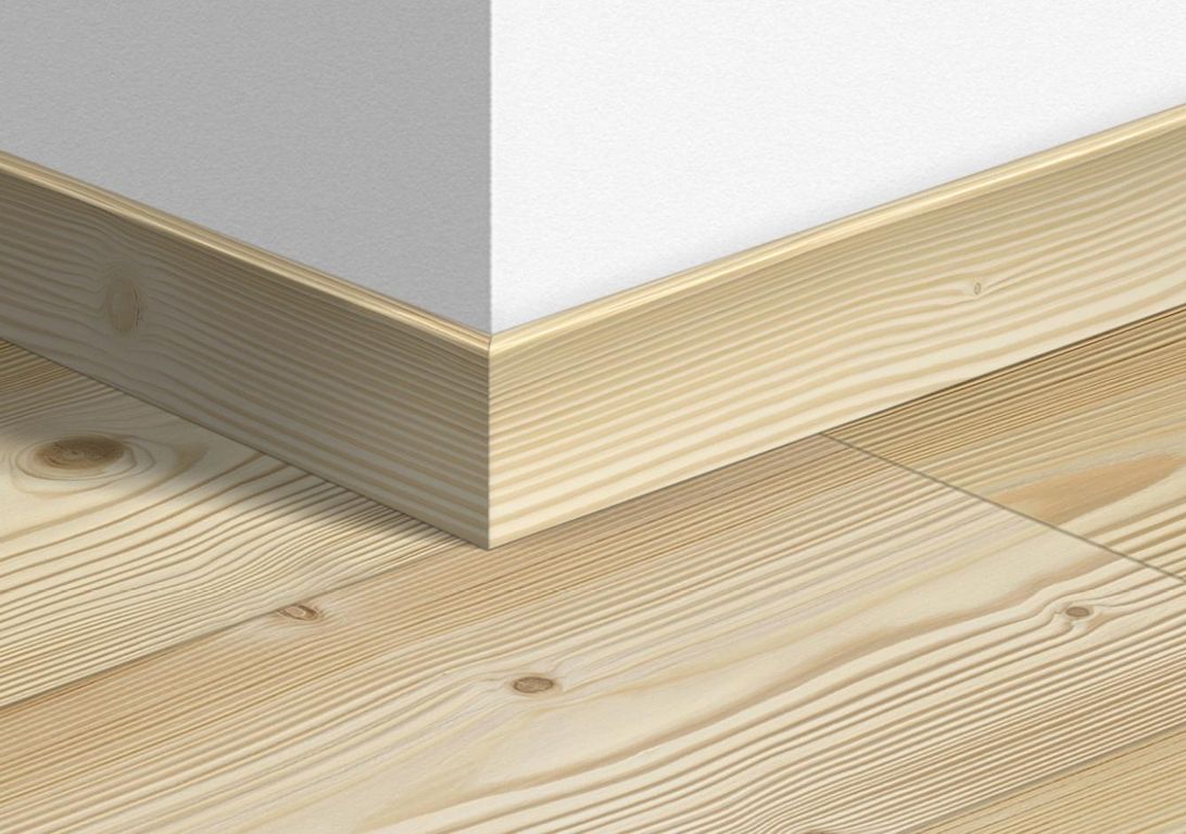 Plinthe  Quick Step, Mdf, décor Bois pin naturel mono, h.5.80 x L. 240.00 cm