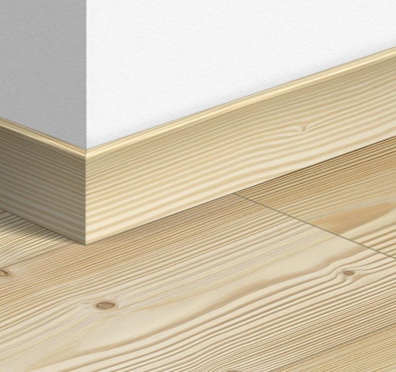 Plinthe  Quick Step, Mdf, décor Bois pin naturel mono, h.5.80 x L. 240.00 cm