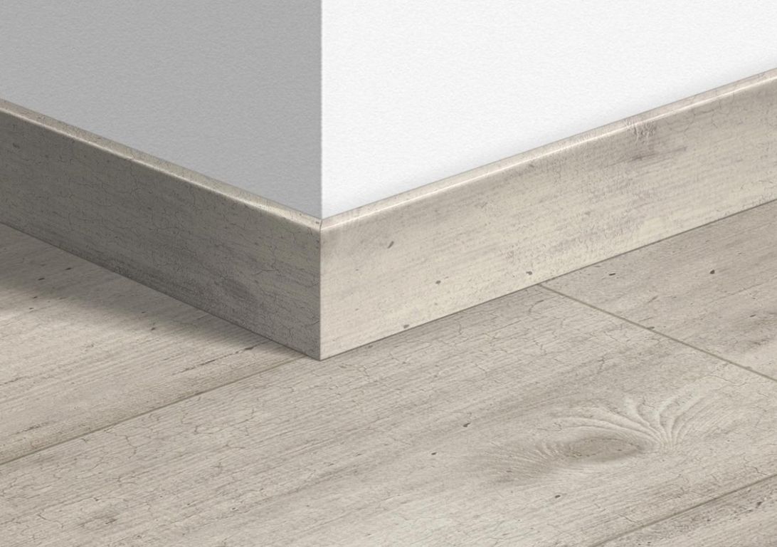 Plinthe  Quick Step, Mdf, décor Bois gris clair mono, h.5.80 x L. 240.00 cm