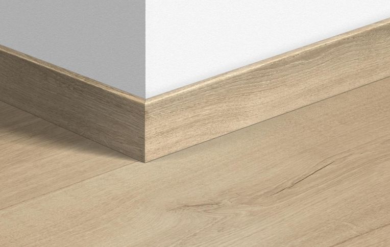 Plinthe  Quick Step, Mdf, décor Bois désert naturel clair, h.5.80 x L. 240.00 cm