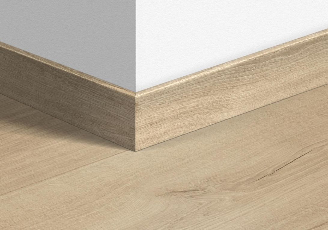 Plinthe  Quick Step, Mdf, décor Bois désert naturel clair, h.5.80 x L. 240.00 cm