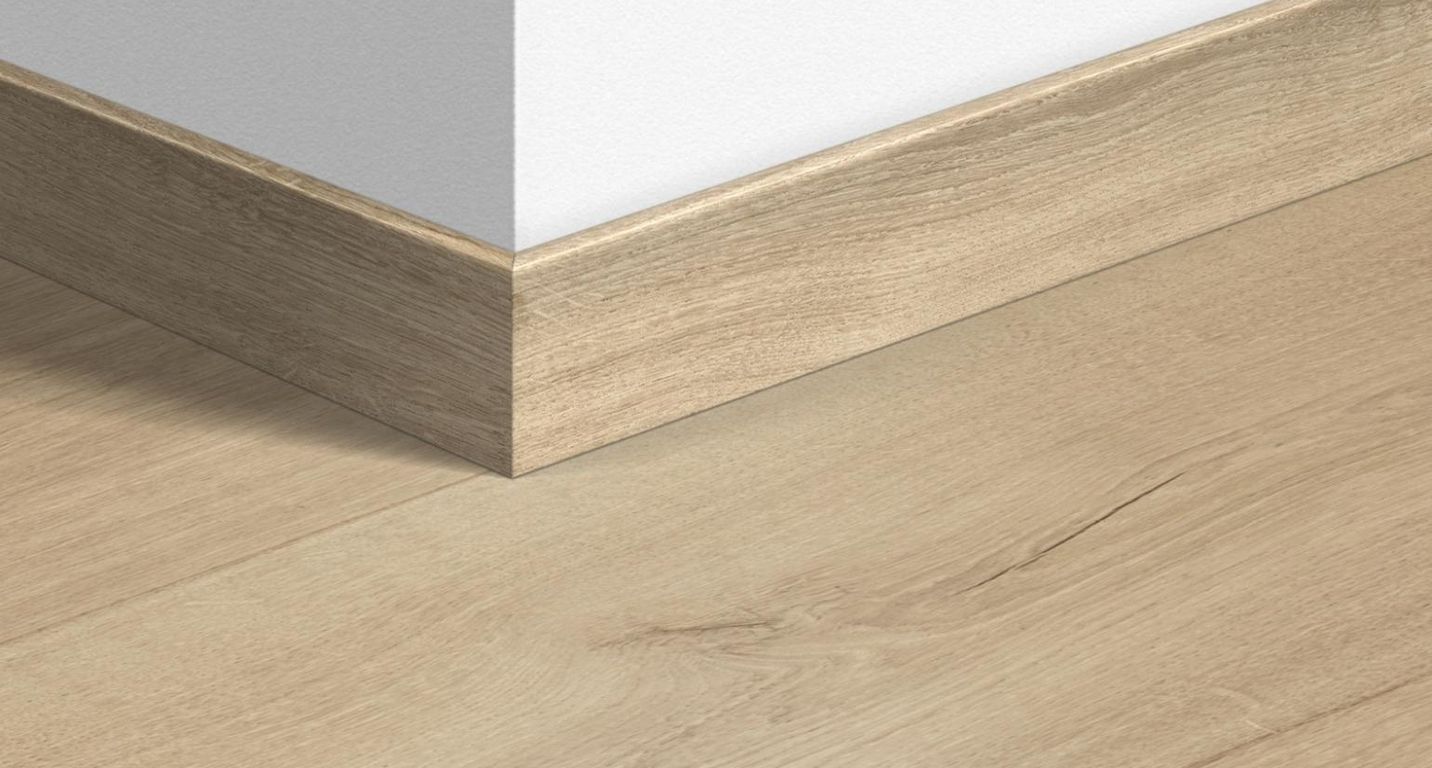 Plinthe  Quick Step, Mdf, décor Bois désert naturel clair, h.5.80 x L. 240.00 cm