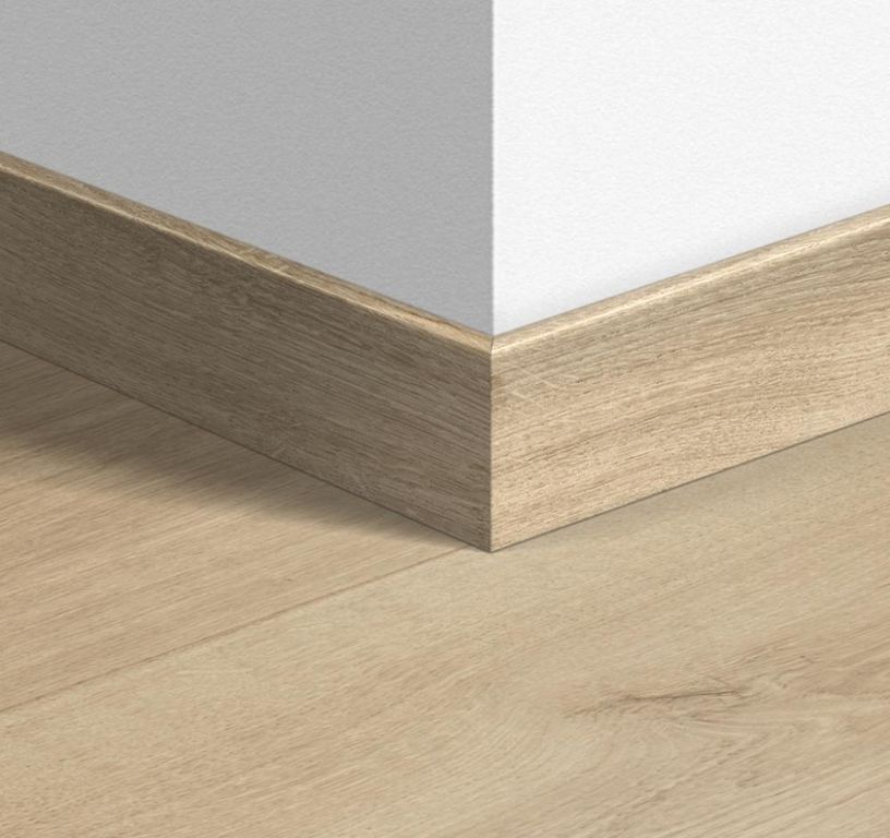 Plinthe  Quick Step, Mdf, décor Bois désert naturel clair, h.5.80 x L. 240.00 cm