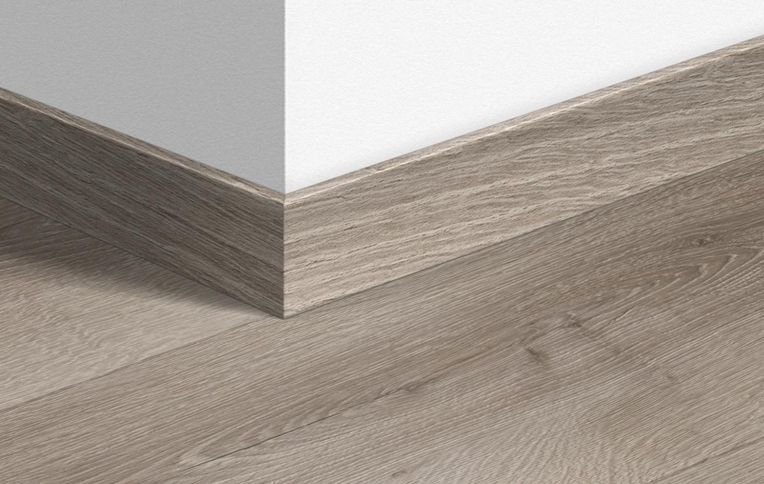 Plinthe  Quick Step, Mdf, décor Bois désert gris brossé, h.5.80 x L. 240.00 cm