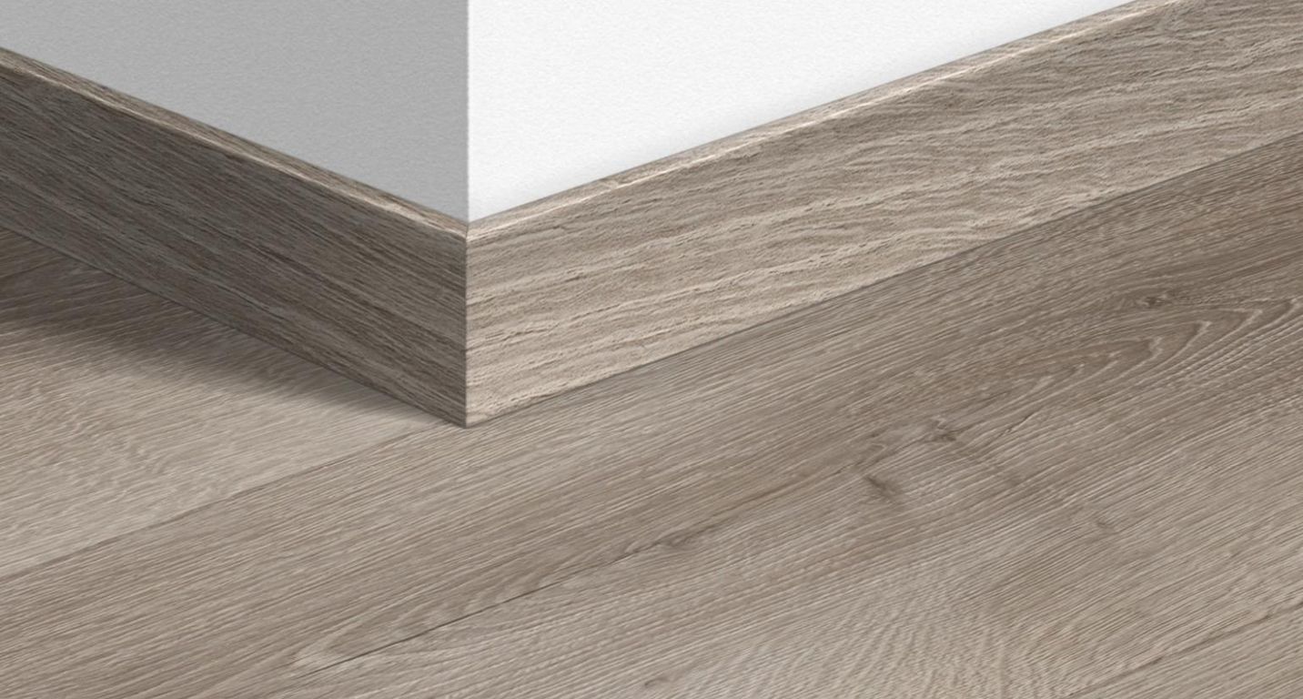 Plinthe  Quick Step, Mdf, décor Bois désert gris brossé, h.5.80 x L. 240.00 cm