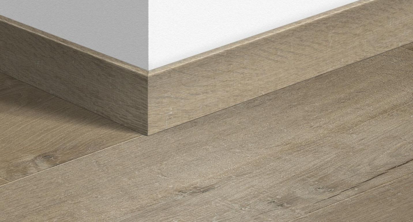 Plinthe  Quick Step, Mdf, décor Bois chene soft brun clair, h.5.80 x L. 240.00 cm