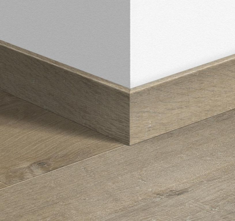 Plinthe  Quick Step, Mdf, décor Bois chene soft brun clair, h.5.80 x L. 240.00 cm