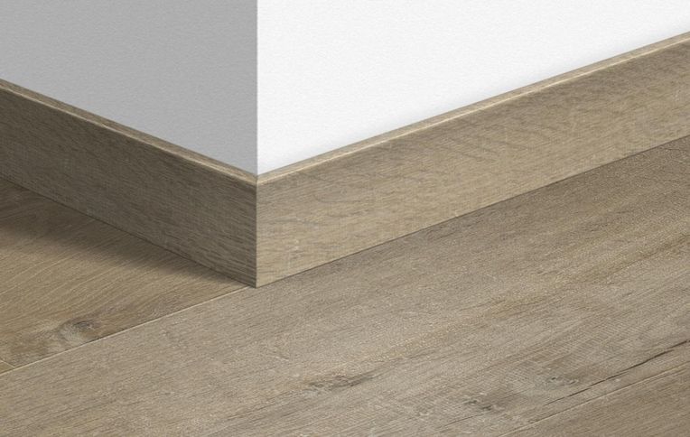 Plinthe Quick Step, Mdf, décor Bois chene soft brun clair, h.5.80 x L. 240.00 cm