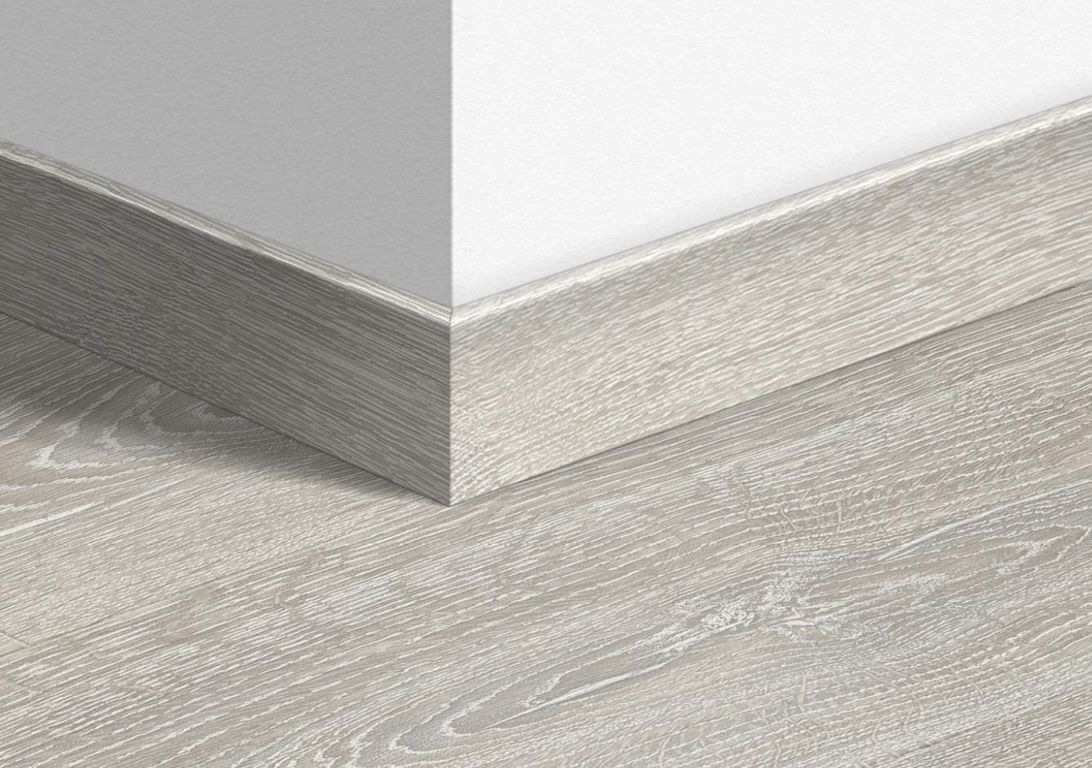 Plinthe  Quick Step, Mdf, décor Bois chene patine gris, h.5.80 x L. 240.00 cm