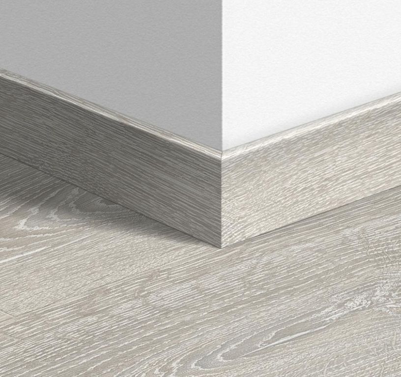 Plinthe  Quick Step, Mdf, décor Bois chene patine gris, h.5.80 x L. 240.00 cm