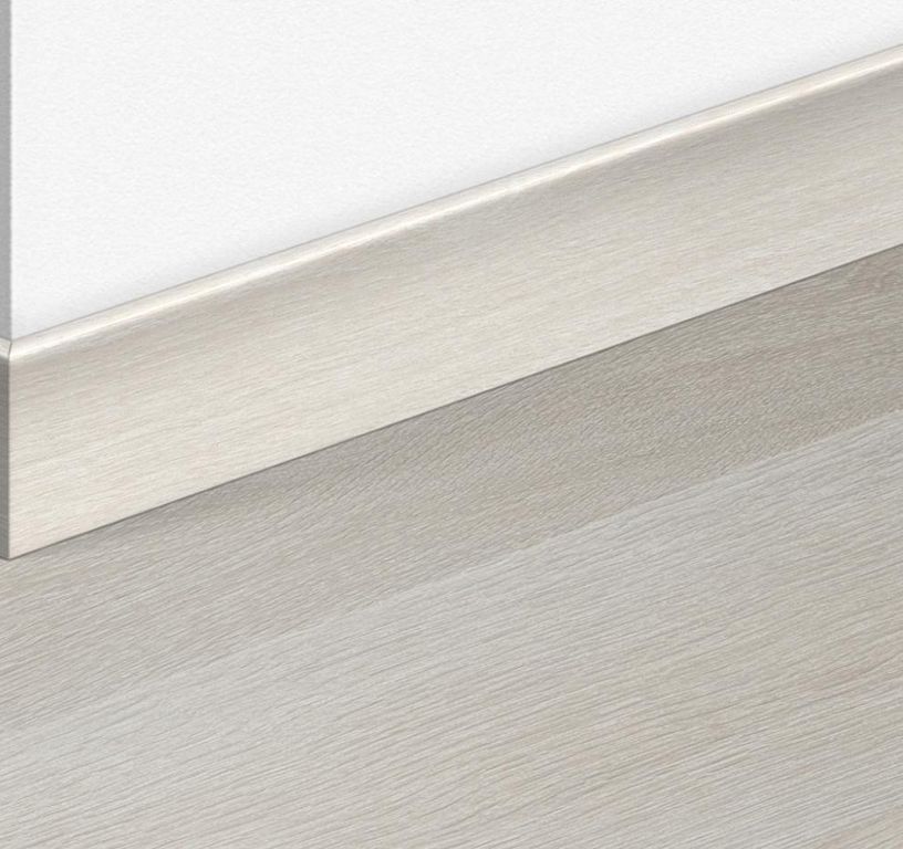 Plinthe  Quick Step, Mdf, décor Bois chene patr gris clair, h.5.80 x L. 240.00 cm