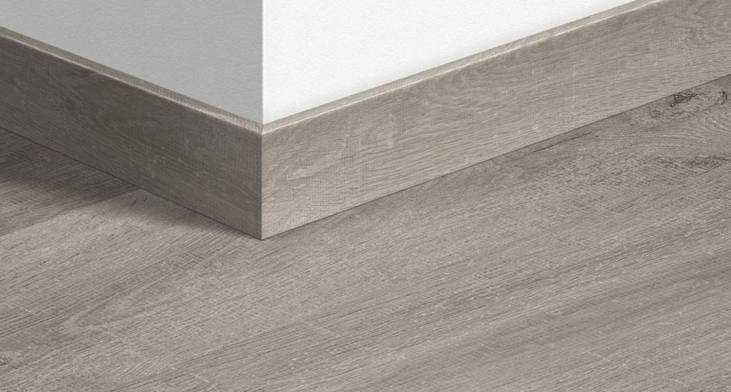 Plinthe  Quick Step, Mdf, décor Bois chene venise gris, h.5.80 x L. 240.00 cm