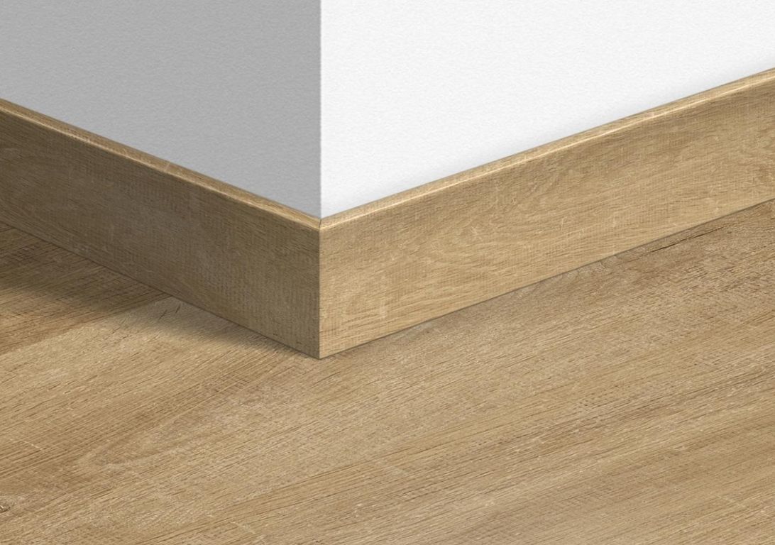 Plinthe  Quick Step, Mdf, décor Bois chene verni naturel, h.5.80 x L. 240.00 cm