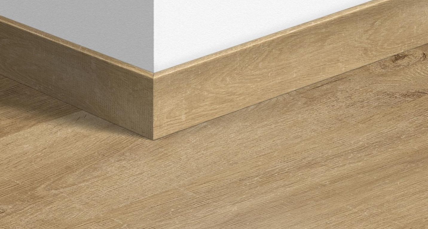 Plinthe  Quick Step, Mdf, décor Bois chene verni naturel, h.5.80 x L. 240.00 cm