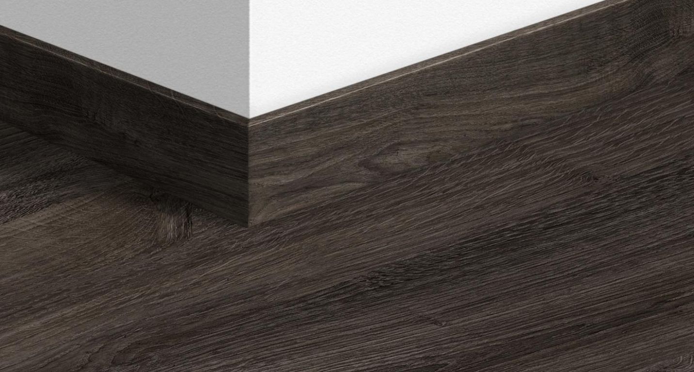 Plinthe  Quick Step, Mdf, décor Bois chene newcastle noir, h.5.80 x L. 240.00 cm