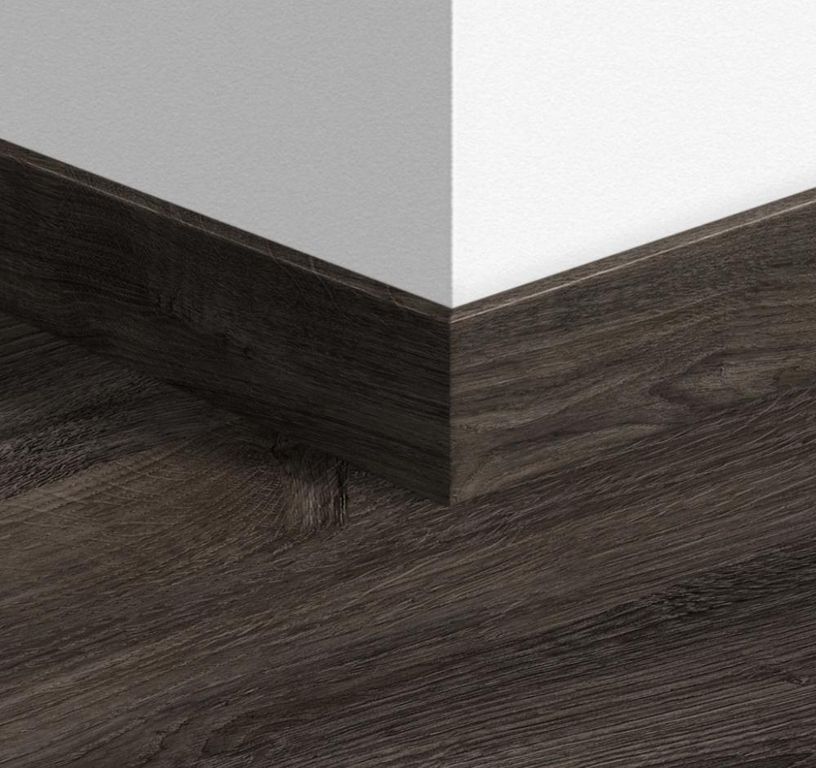 Plinthe  Quick Step, Mdf, décor Bois chene newcastle noir, h.5.80 x L. 240.00 cm