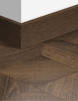 Plinthe  Quick Step, Mdf, décor Bois royal oak dark brown, h.5.80 x L. 240.00 cm