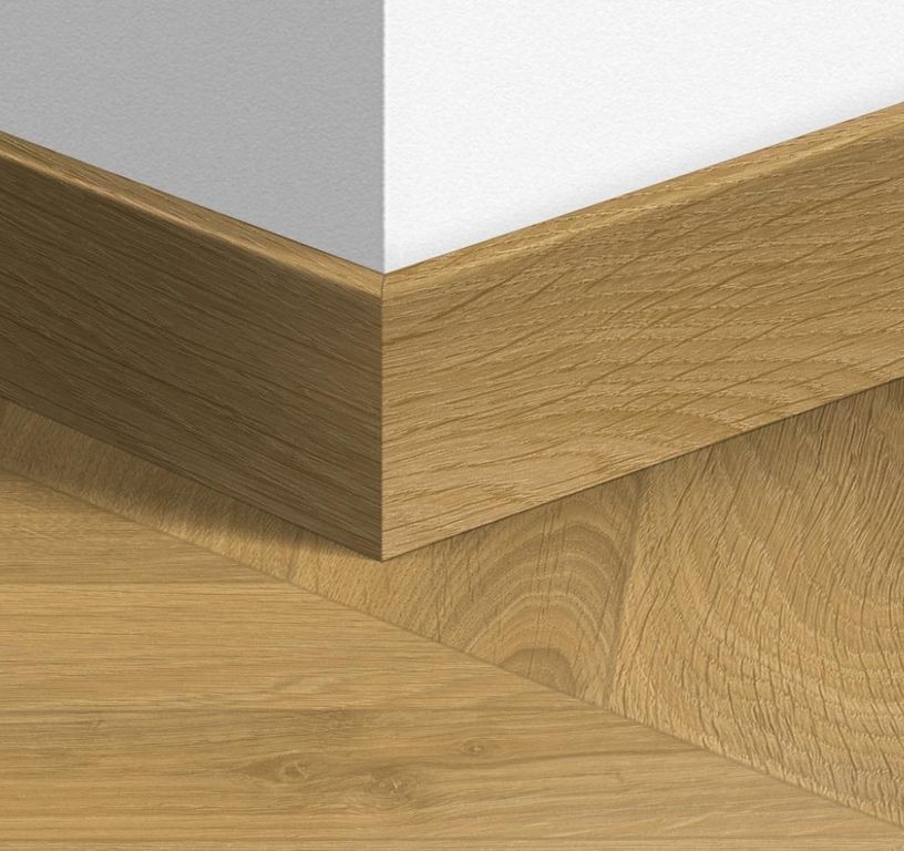 Plinthe  Quick Step, Mdf, décor Bois chevron oak natural, h.5.80 x L. 240.00 cm