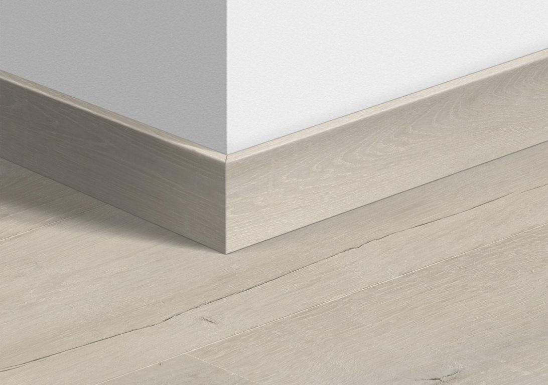 Plinthe pour sols stratifiés Quick Step, Mdf, décor Bois chene patine doux, h.5.80 x L. 240.00 cm